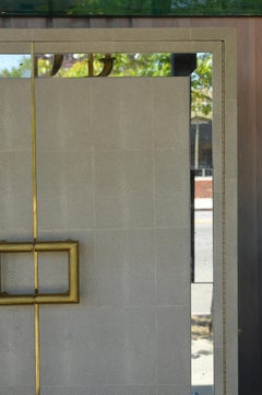 Mobile bar in zigrino