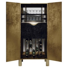 Mueble Bar con Detalles de Latón Bronce-Patina by R&Y Augousti