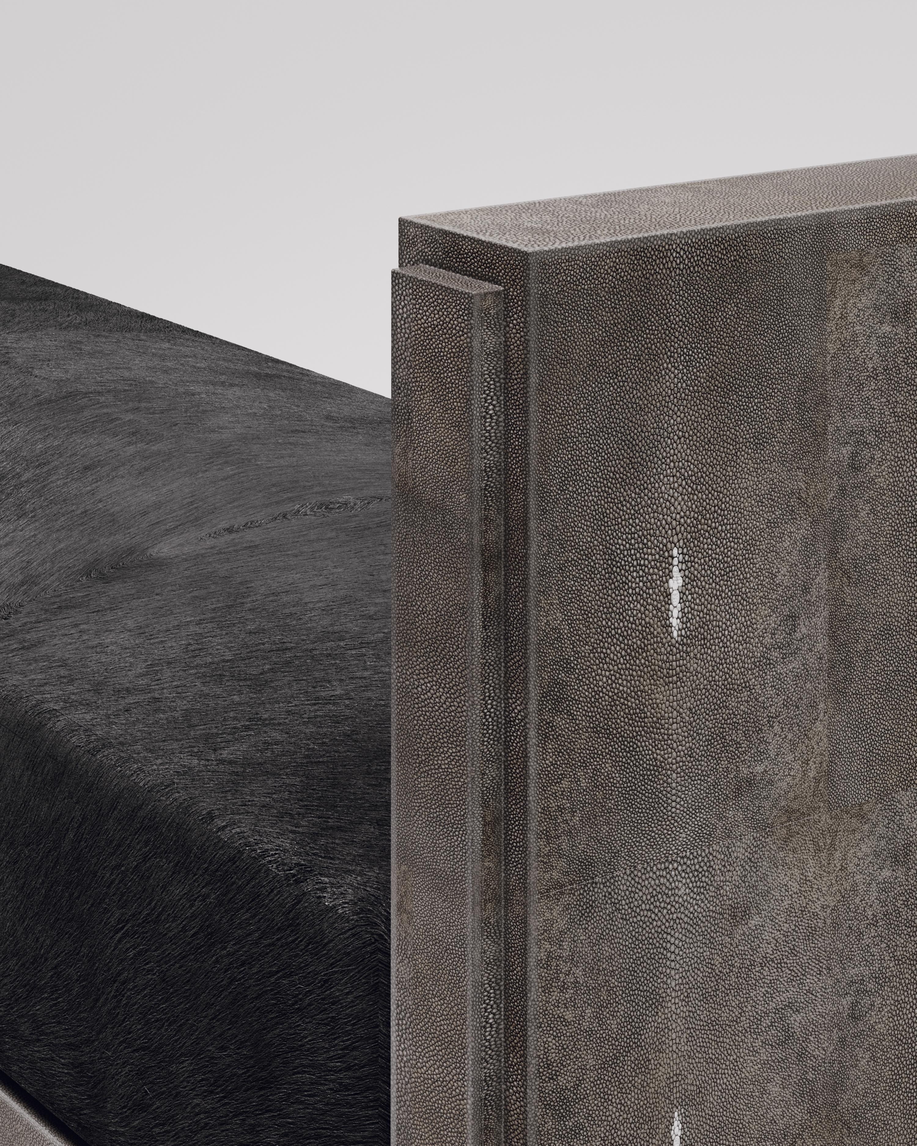 Art Déco Panchina Shagreen di R & Y Augousti in vendita