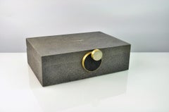 Shagreen Box Circle 'Small' by Ginger Brown