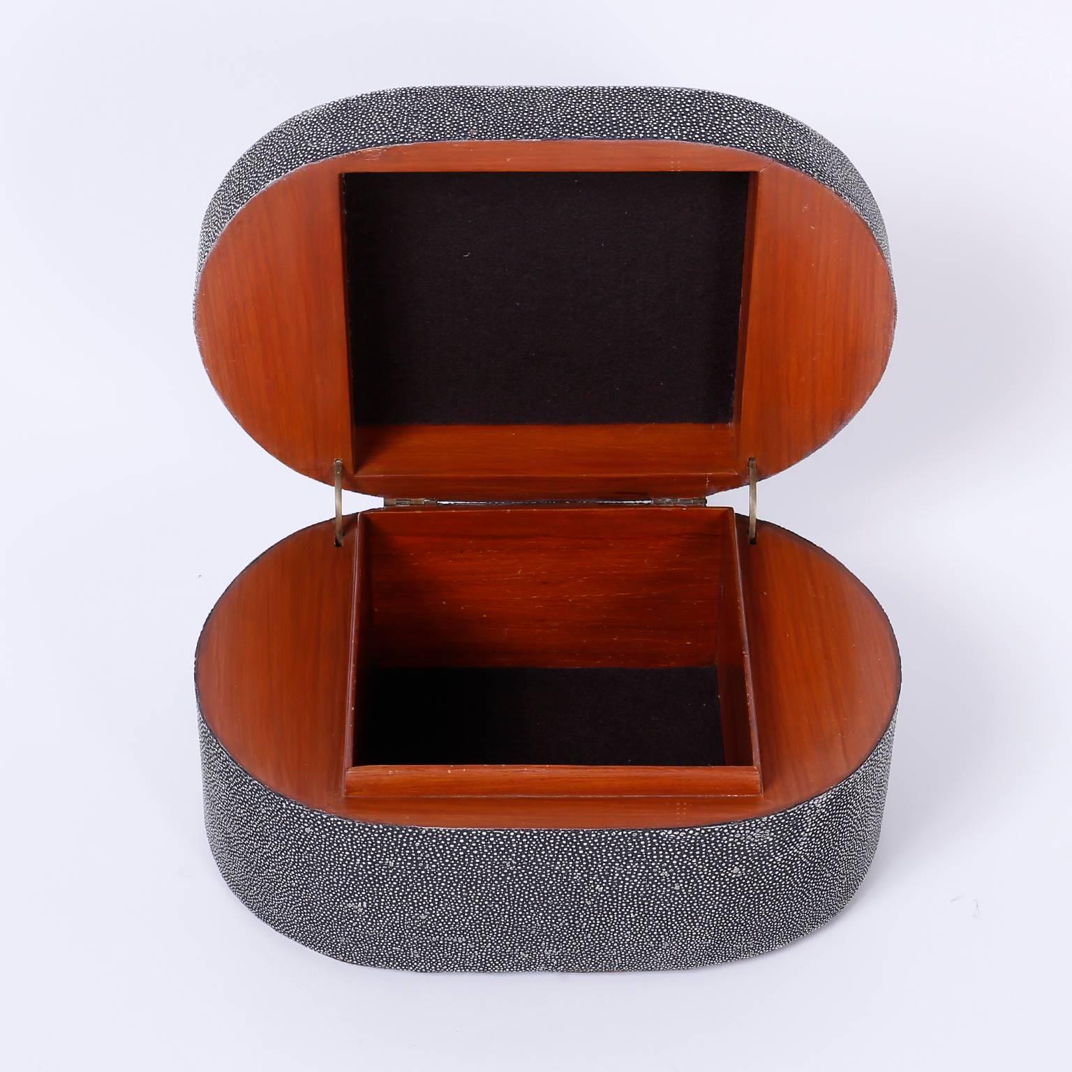 Shagreen Box In Excellent Condition In Palm Beach, FL