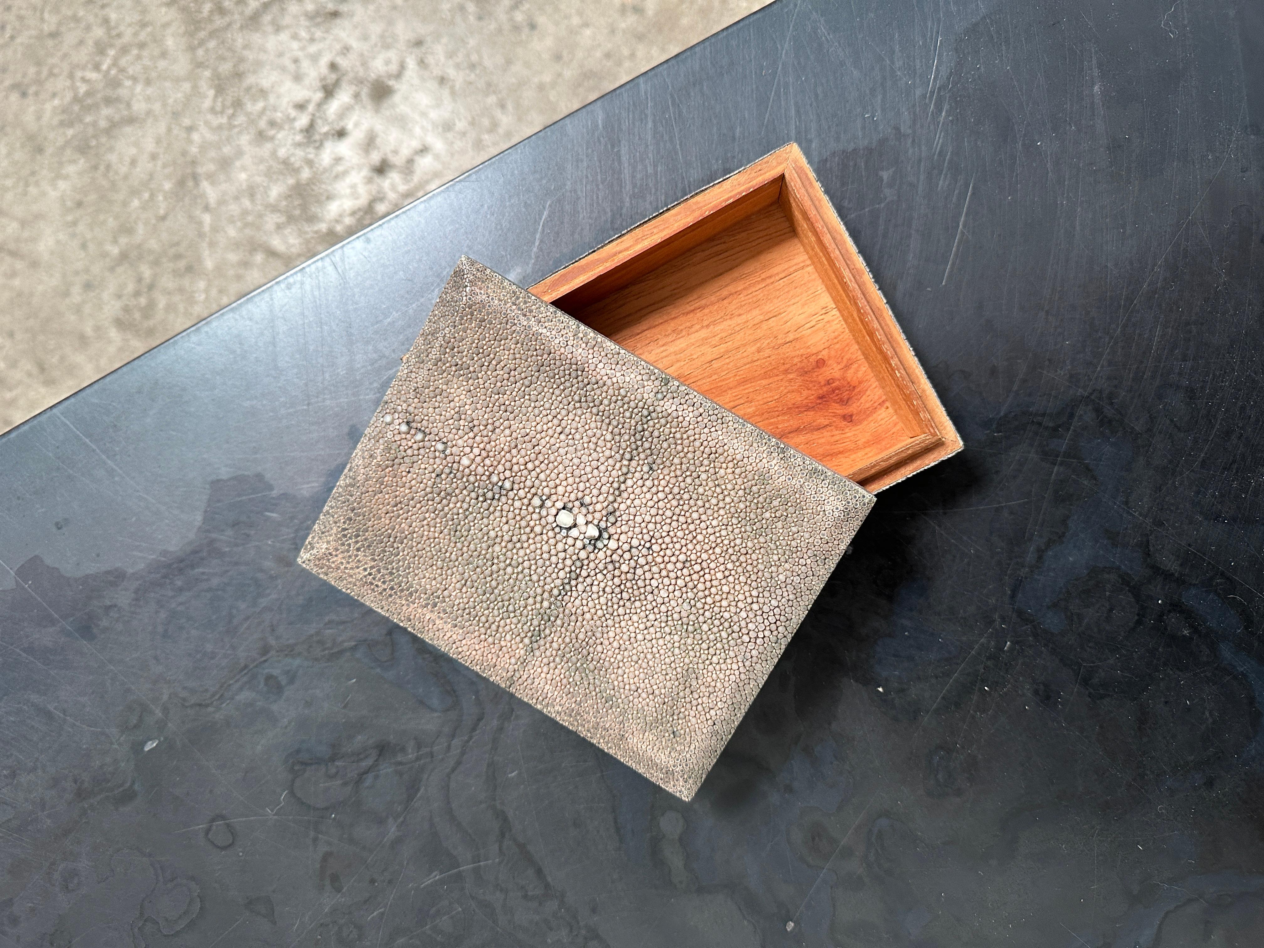 Galuchat Boîte de Shagreen