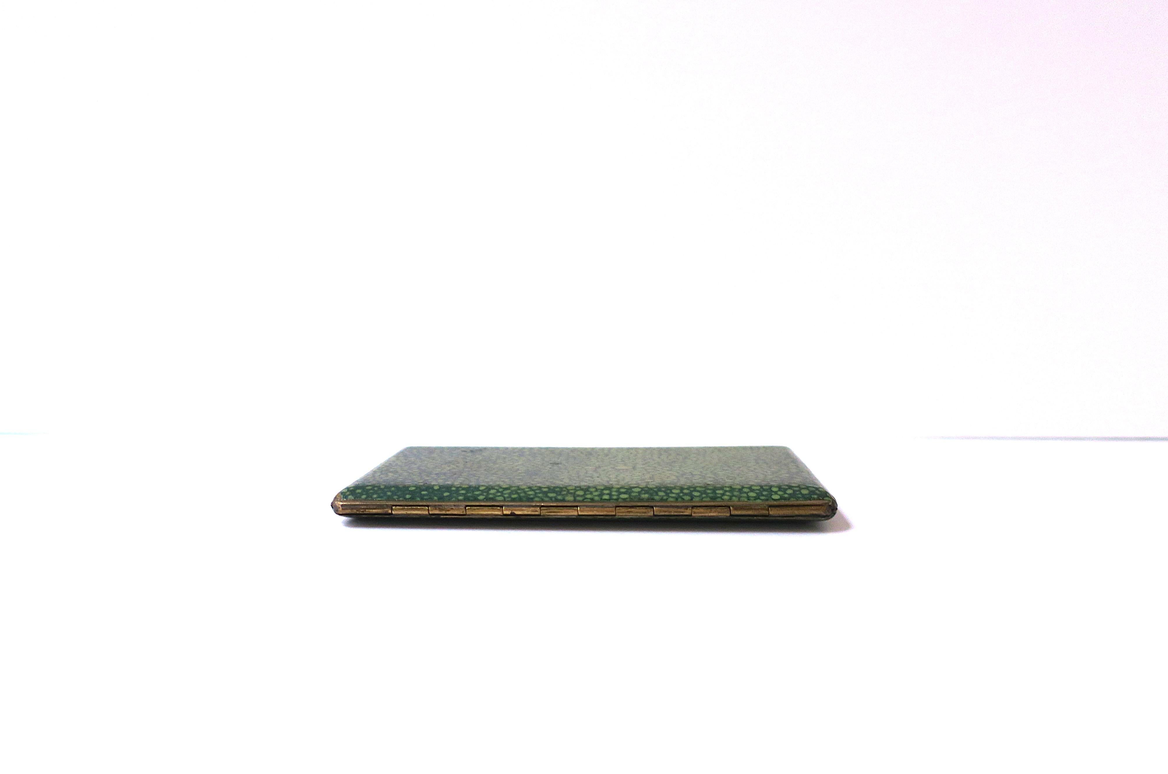 Étui en galuchat Cartes monétaires Fumée en vente 6