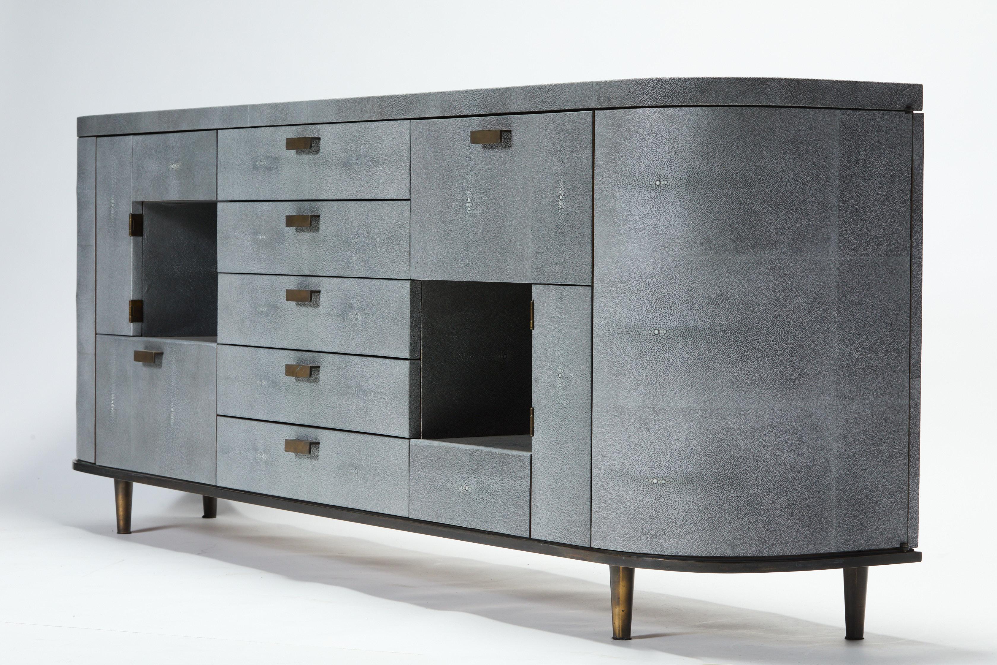 Contemporary Shagreen Chest, Tamara by Reda Amalou, One-Off, 2020, Gallery Collection For Sale