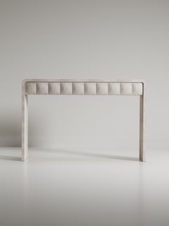 Shagreen Console Table with Quilted Details by R&Y Augousti