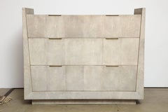 Shagreen Dresser With Bronze Handles