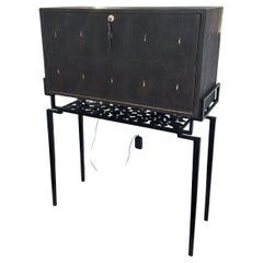Shagreen exquisite Secretaire Cabinet by R&Y Augousti Paris