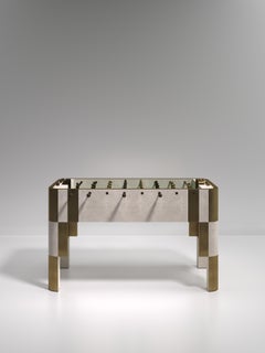 Baby-foot en galuchat avec accents en laiton Patina R&Y Augousti