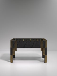 Baby-foot en galuchat avec accents en laiton Patina R&Y Augousti