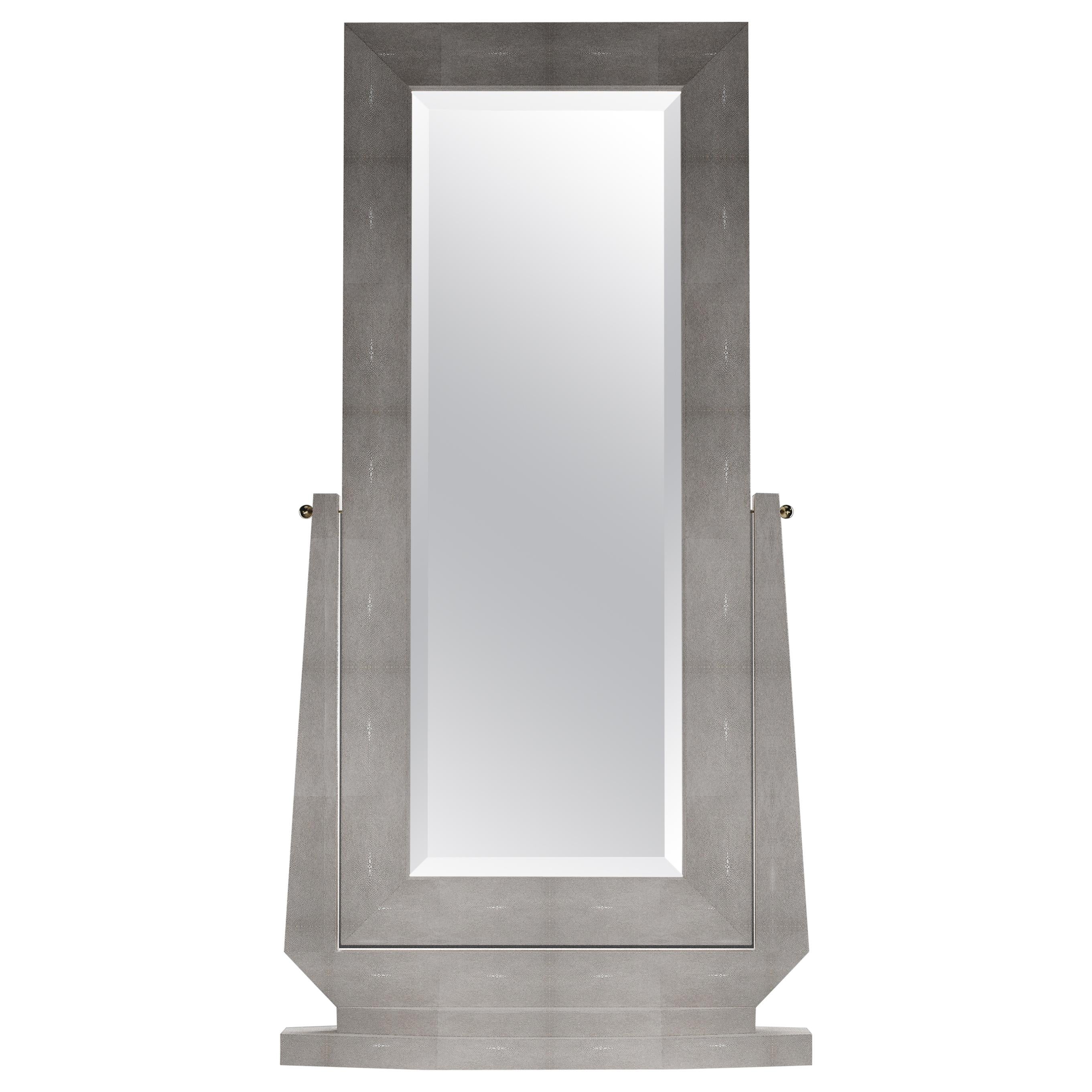 Shagreen Full Length Floor Mirror by R&Y Augousti