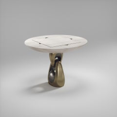 Shagreen Game Table with Bronze-Patina Brass Accents R&Y Augousti