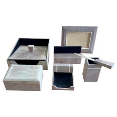 Shagreen Office Organization Set