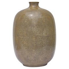 Vintage Shagreen Porcelain Vase or Lamp Base