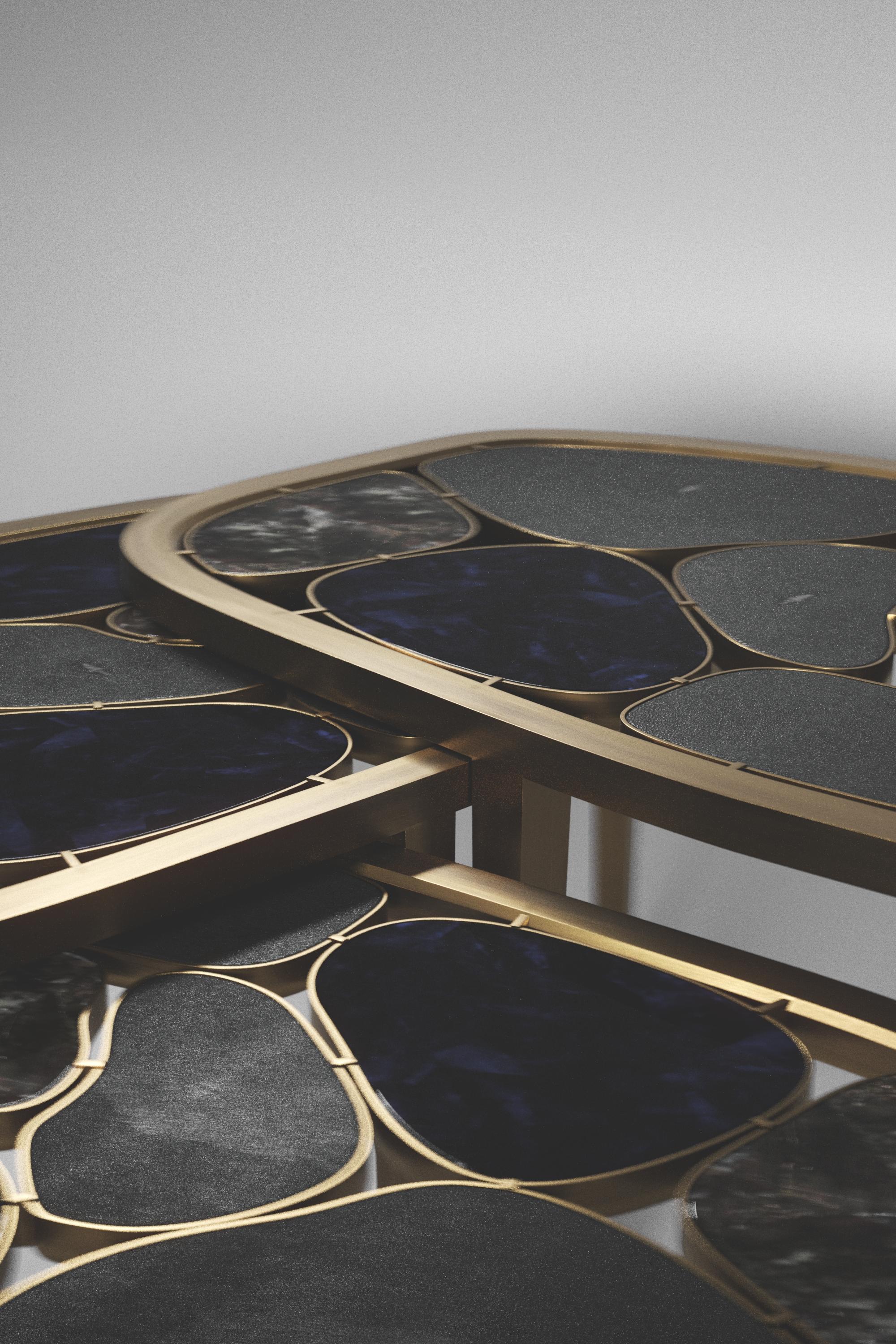 The Paris based label has distinguished themselves since their launch, with their iconic use of shagreen mixed with brass and other exotic materials. All furniture is handcrafted by skilled artisans, ultimately making each piece unique, designed in