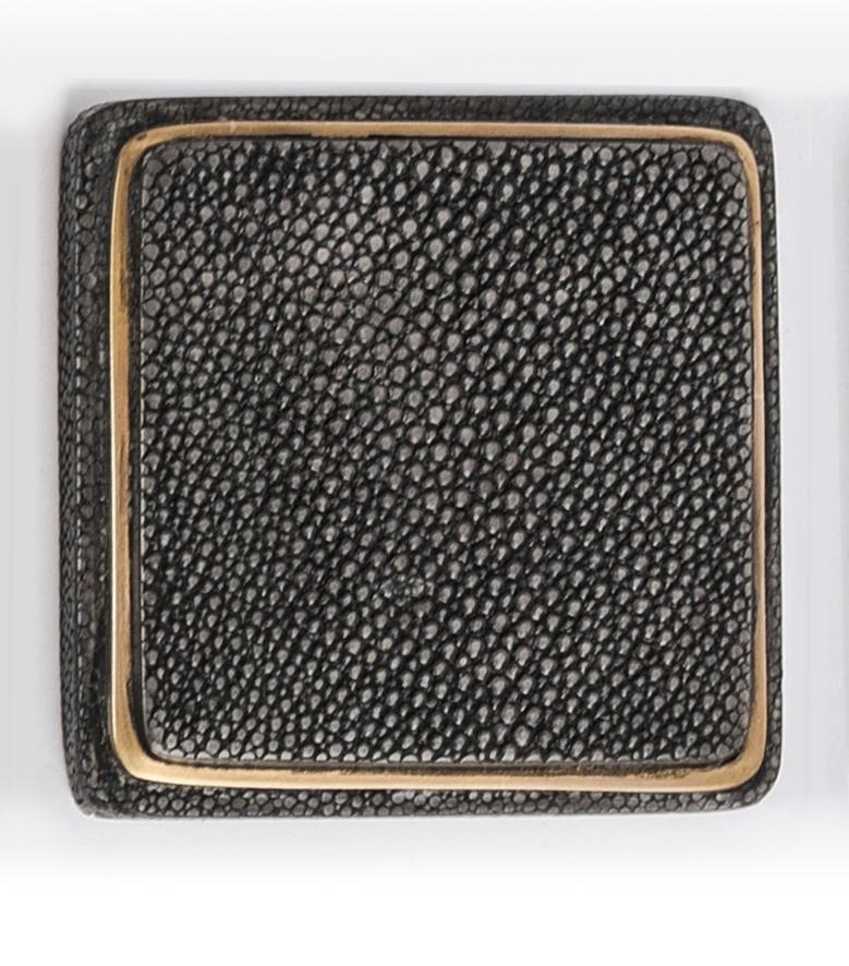 Shagreen Rhomboid-Kommode von R&Y Augousti im Angebot 8