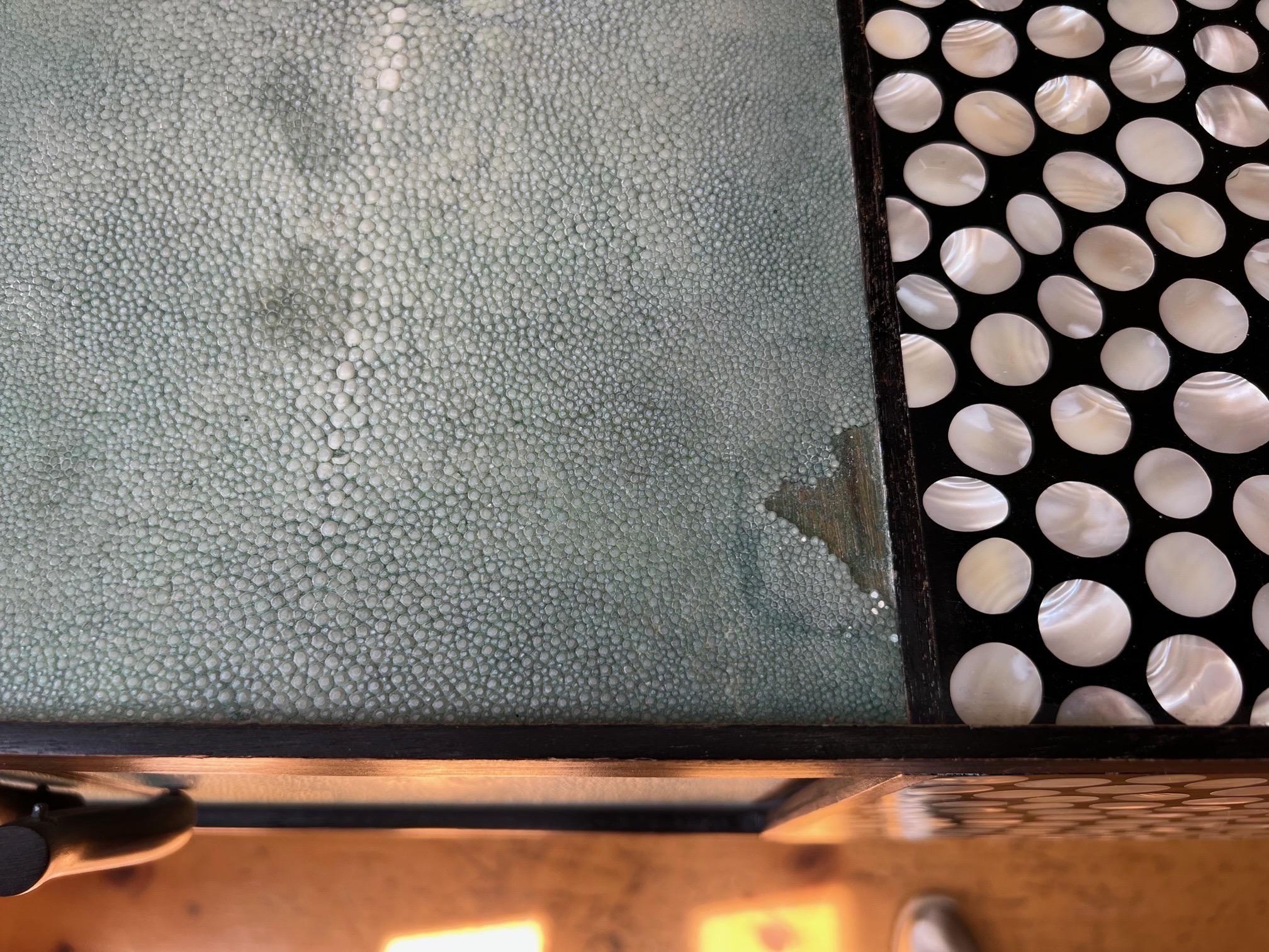 Abalone Shagreen & Seashell Cabinet by R & Y Augousti