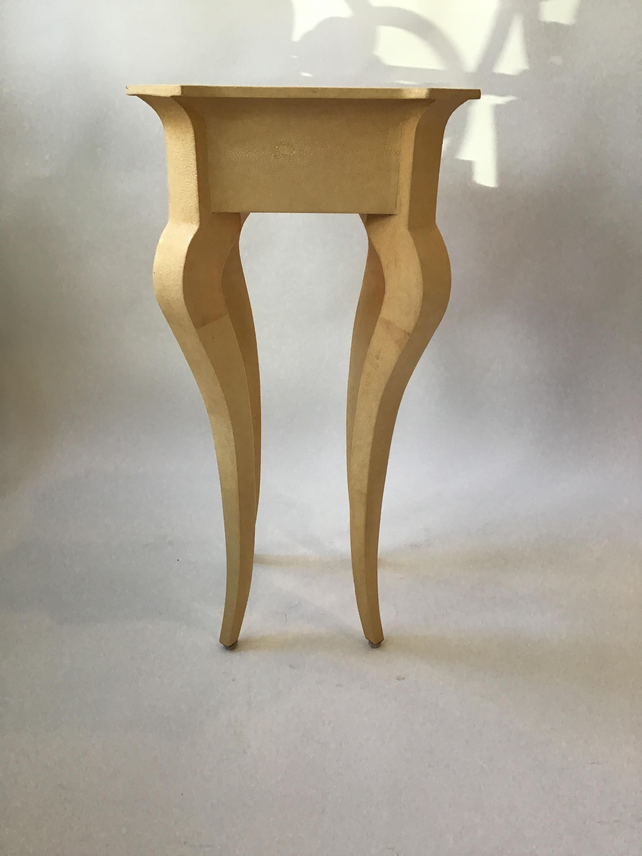 Shagreen Side Table In Good Condition For Sale In Tarrytown, NY