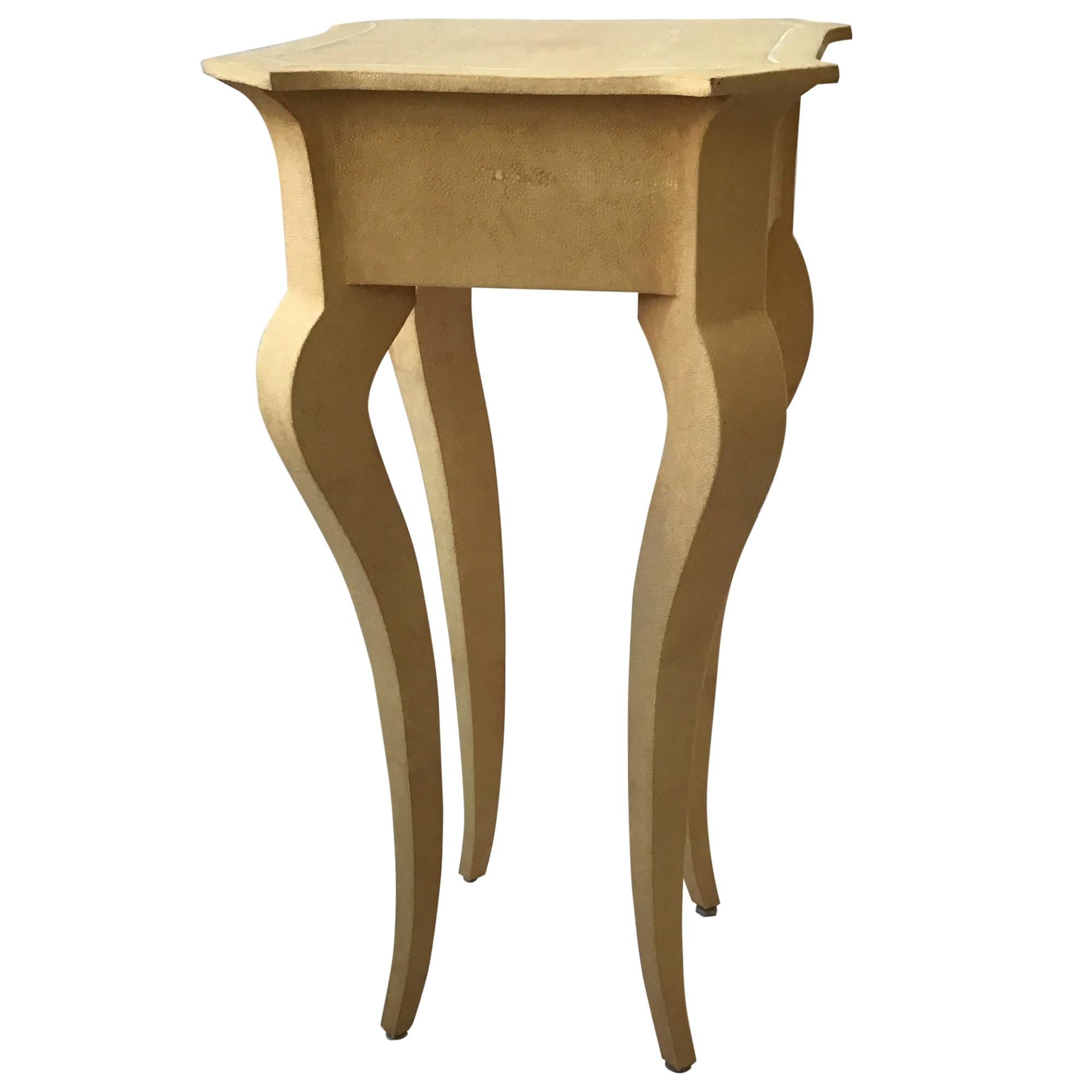 Shagreen Side Table For Sale