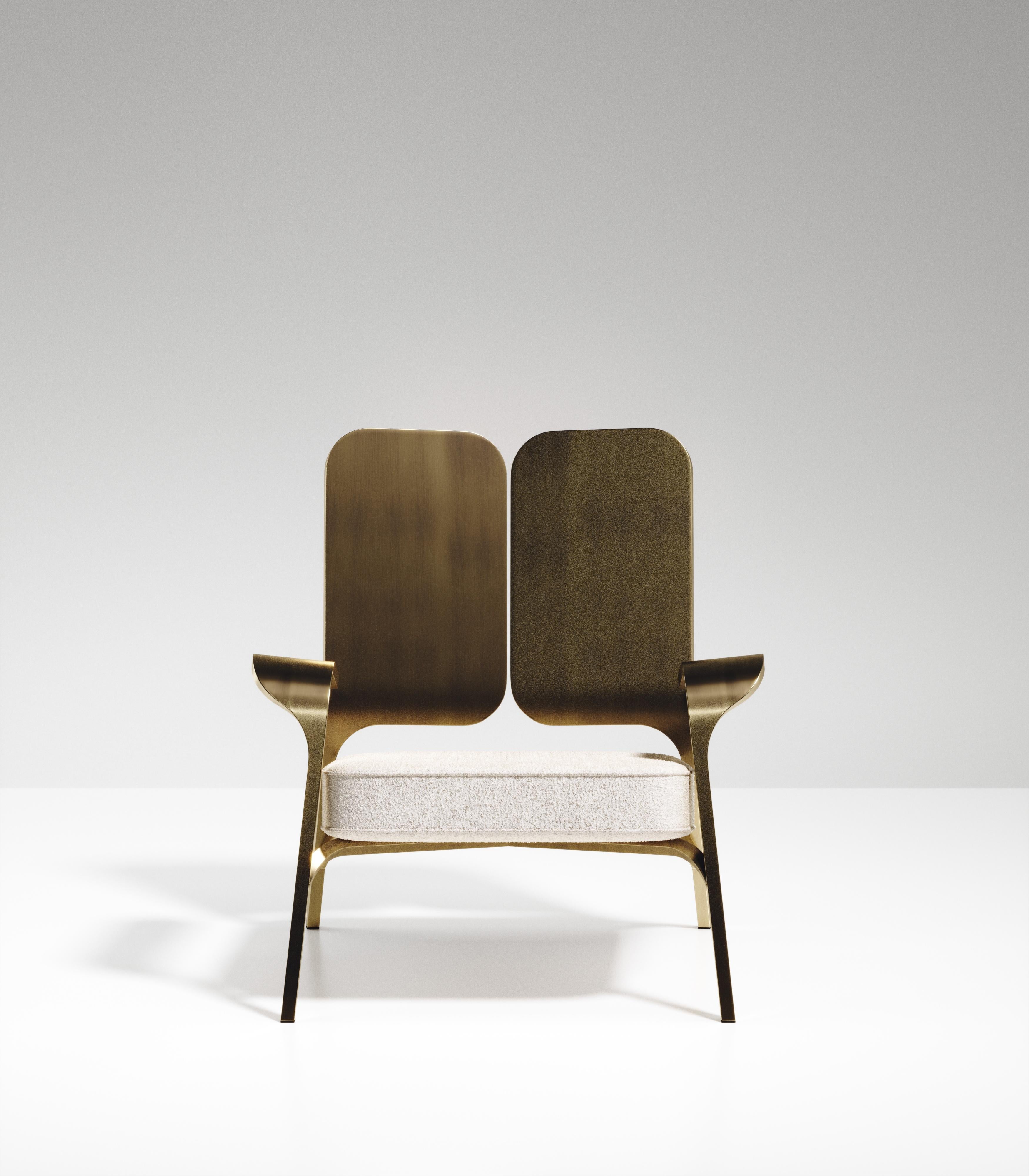 Table d'appoint en galuchat avec détails en laiton bronze-patina de R&Y Augousti en vente 7