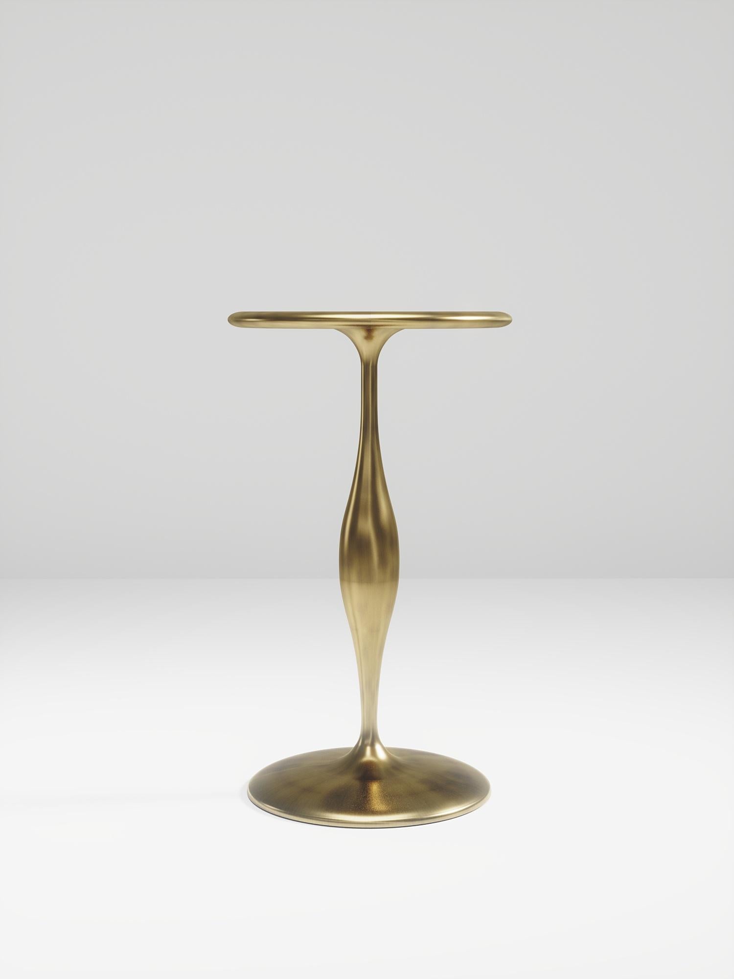 Art déco Table d'appoint en galuchat avec détails en laiton bronze-patina de R&Y Augousti en vente