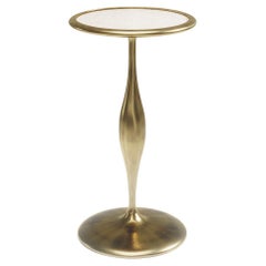 Shagreen Side Table with Bronze-Patina Brass Details by R&Y Augousti