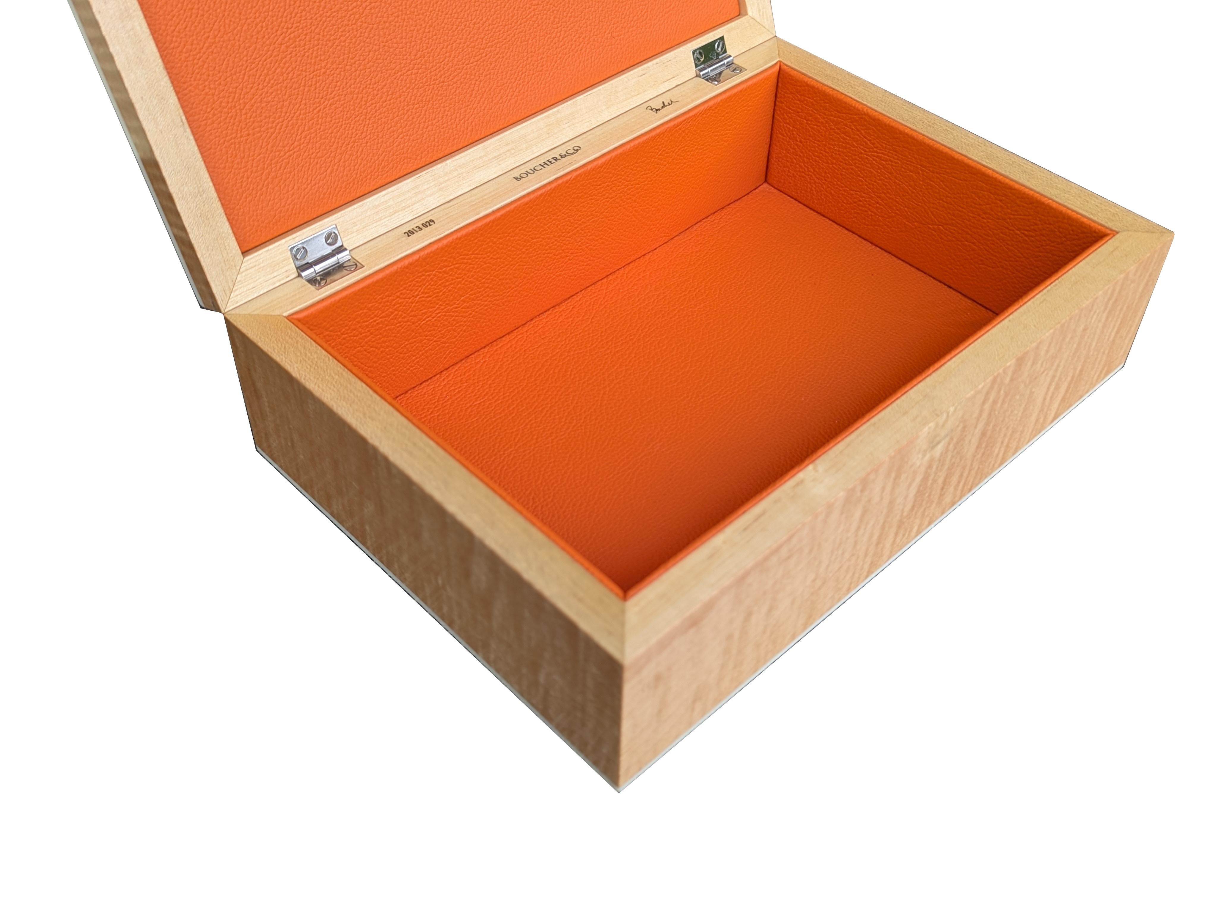 Shagreen & Sycamore Bubble Box For Sale 8