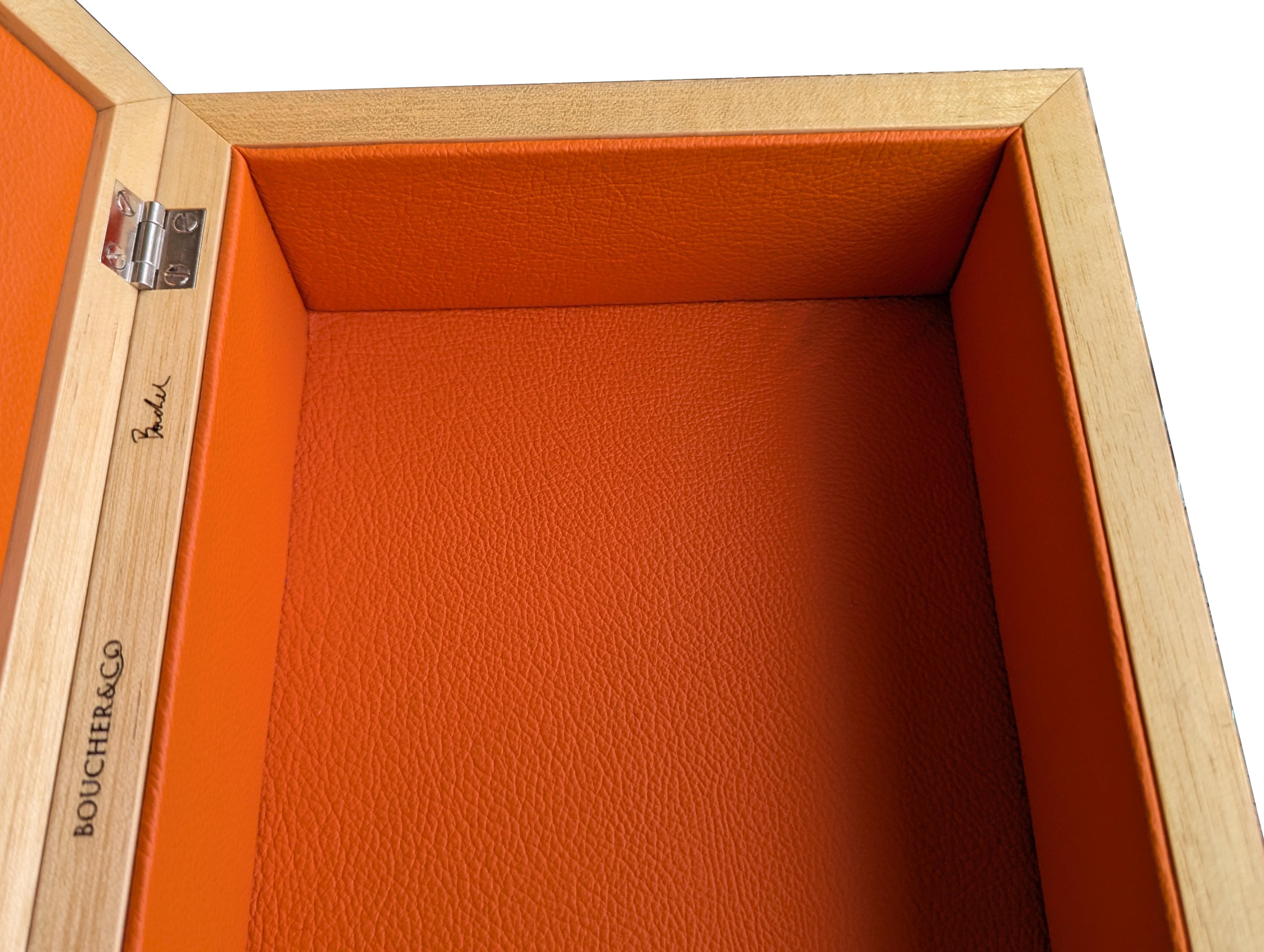 Shagreen & Sycamore Bubble Box For Sale 9