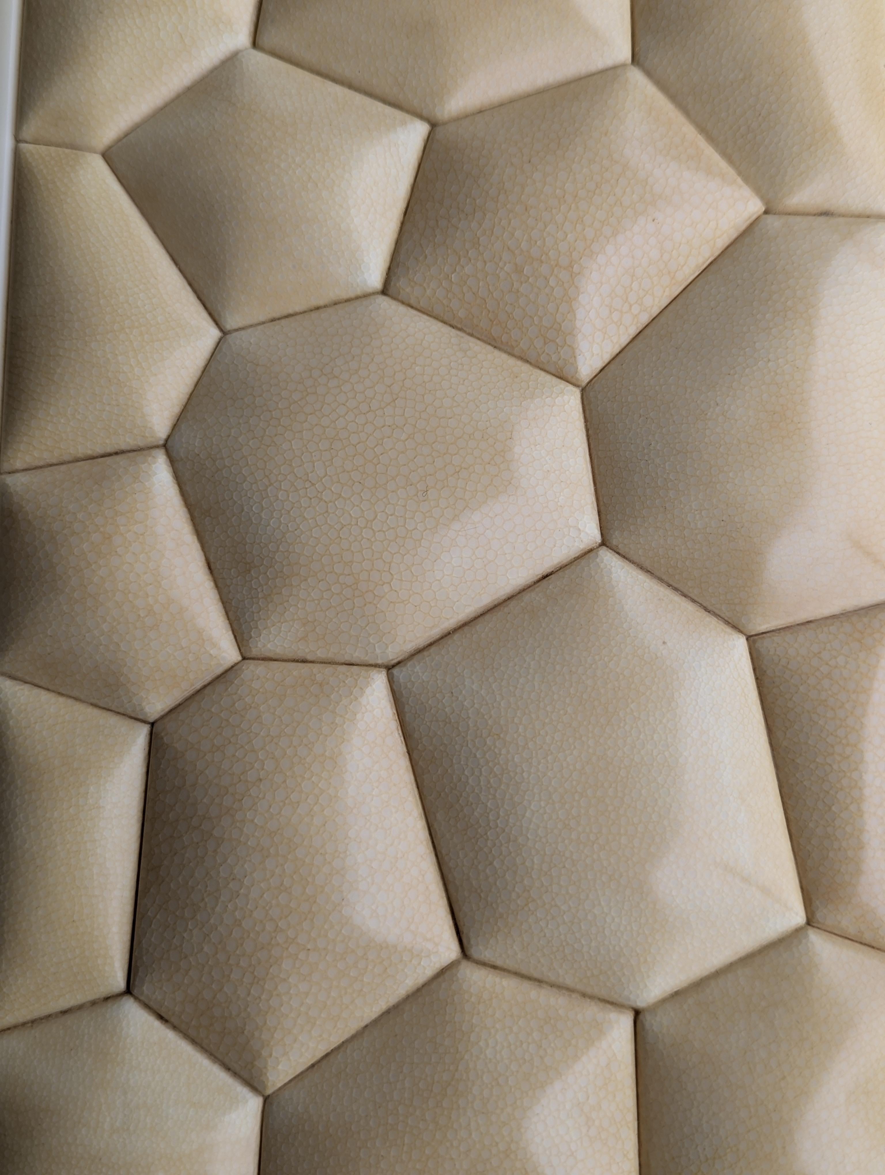 Shagreen & Sycamore Bubble Box For Sale 1