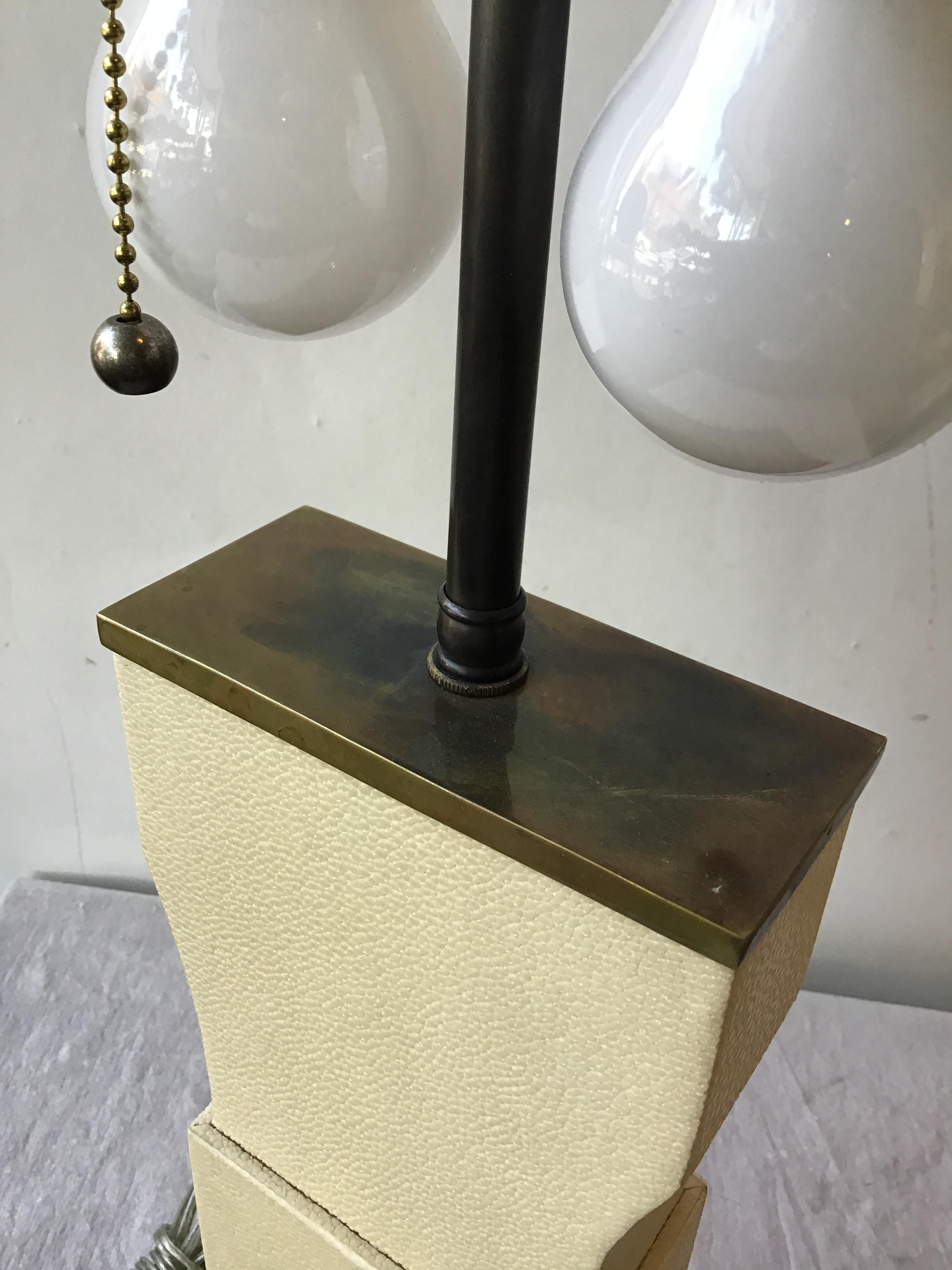 Shagreen Table Lamp For Sale 5