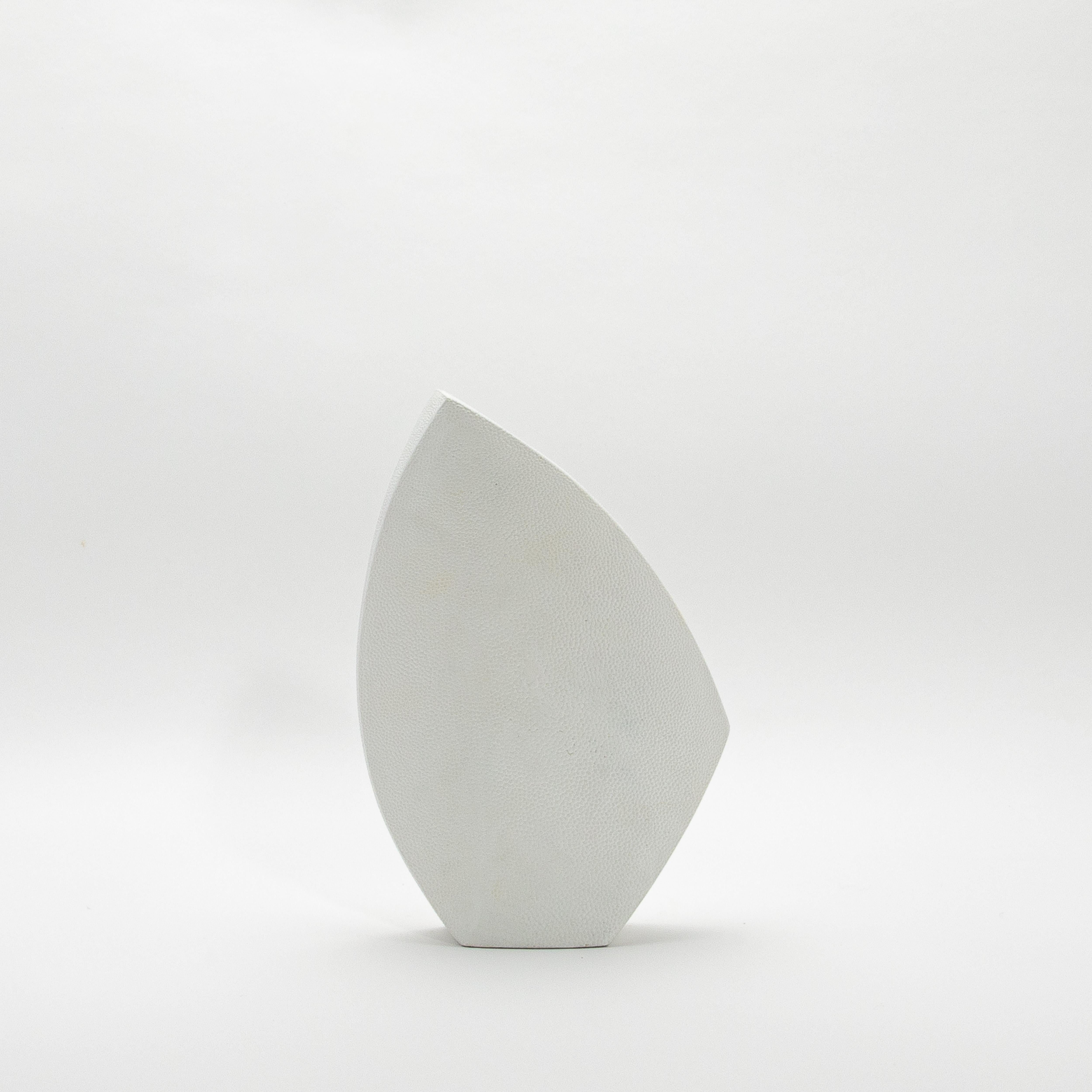 Wood Shagreen Vase by R&Y Augousti For Sale