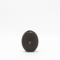 Shagreen Vase with Brass Details by R&Y Augousti