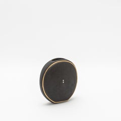 Shagreen-Vase mit Messingdetails von R&Y Augousti