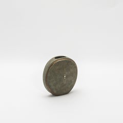 Shagreen Vase with Brass Details by R&Y Augousti