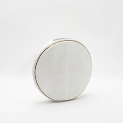 Shagreen Vase with Brass Details by R&Y Augousti