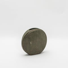 Shagreen Vase with Brass Details by R&Y Augousti
