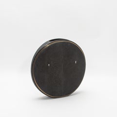 Shagreen Vase with Brass Details by R&Y Augousti
