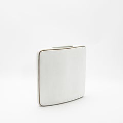 Shagreen Vase with Brass Details by R&Y Augousti