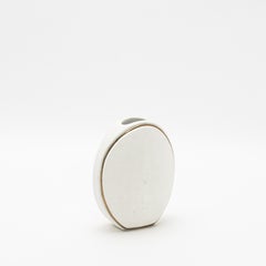 Shagreen Vase with Brass Details by R&Y Augousti