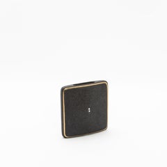 Shagreen Vase with Brass Details by R&Y Augousti