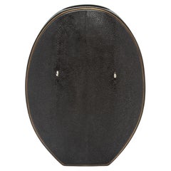 Shagreen Vase with Brass Details by R&Y Augousti
