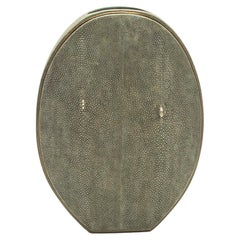 Shagreen Vase with Brass Details by R&Y Augousti