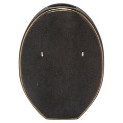 Shagreen Vase with Brass Details by R&Y Augousti