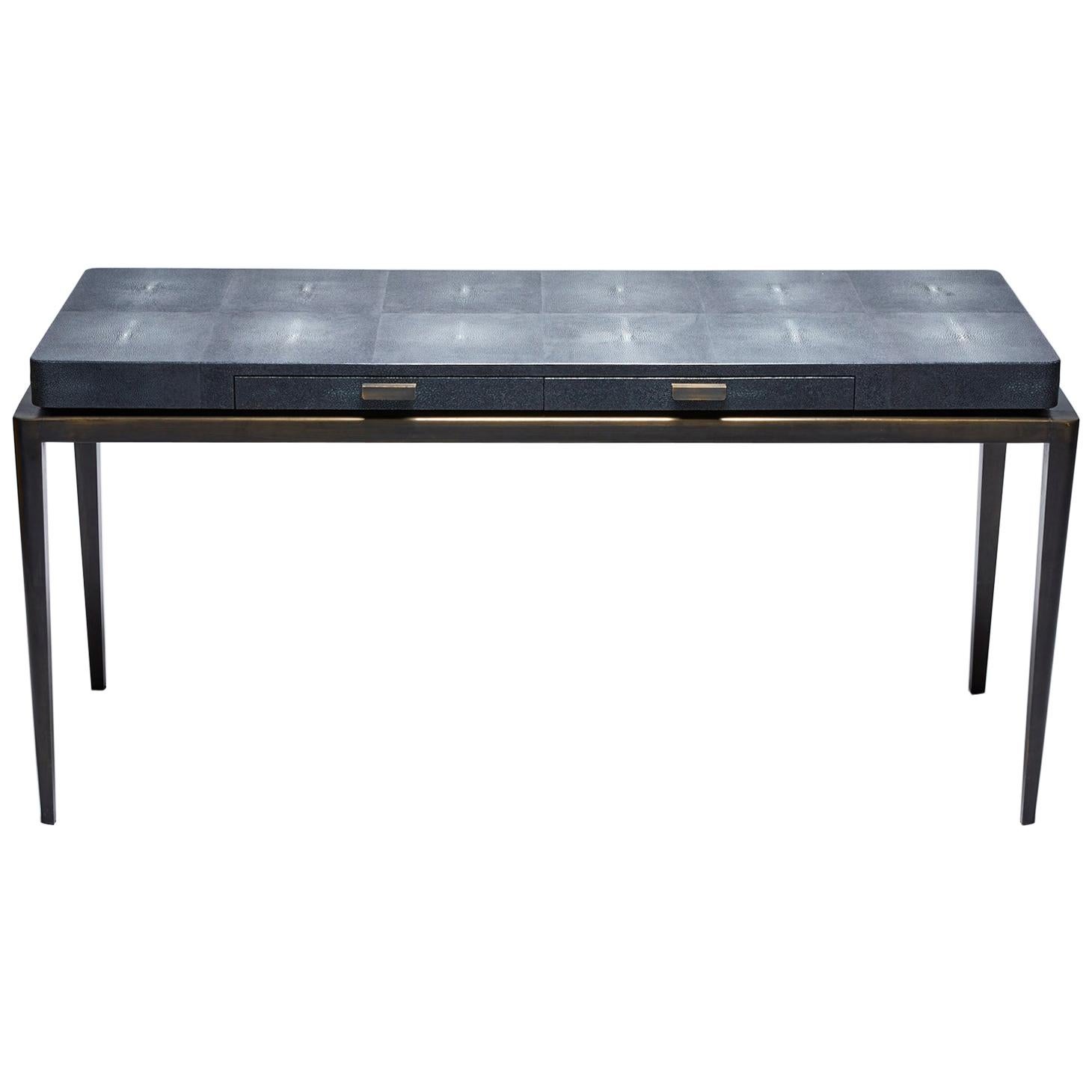 Shagreen Writing Desk, One Off, EDHA by Reda Amalou, Gallery Collection For Sale