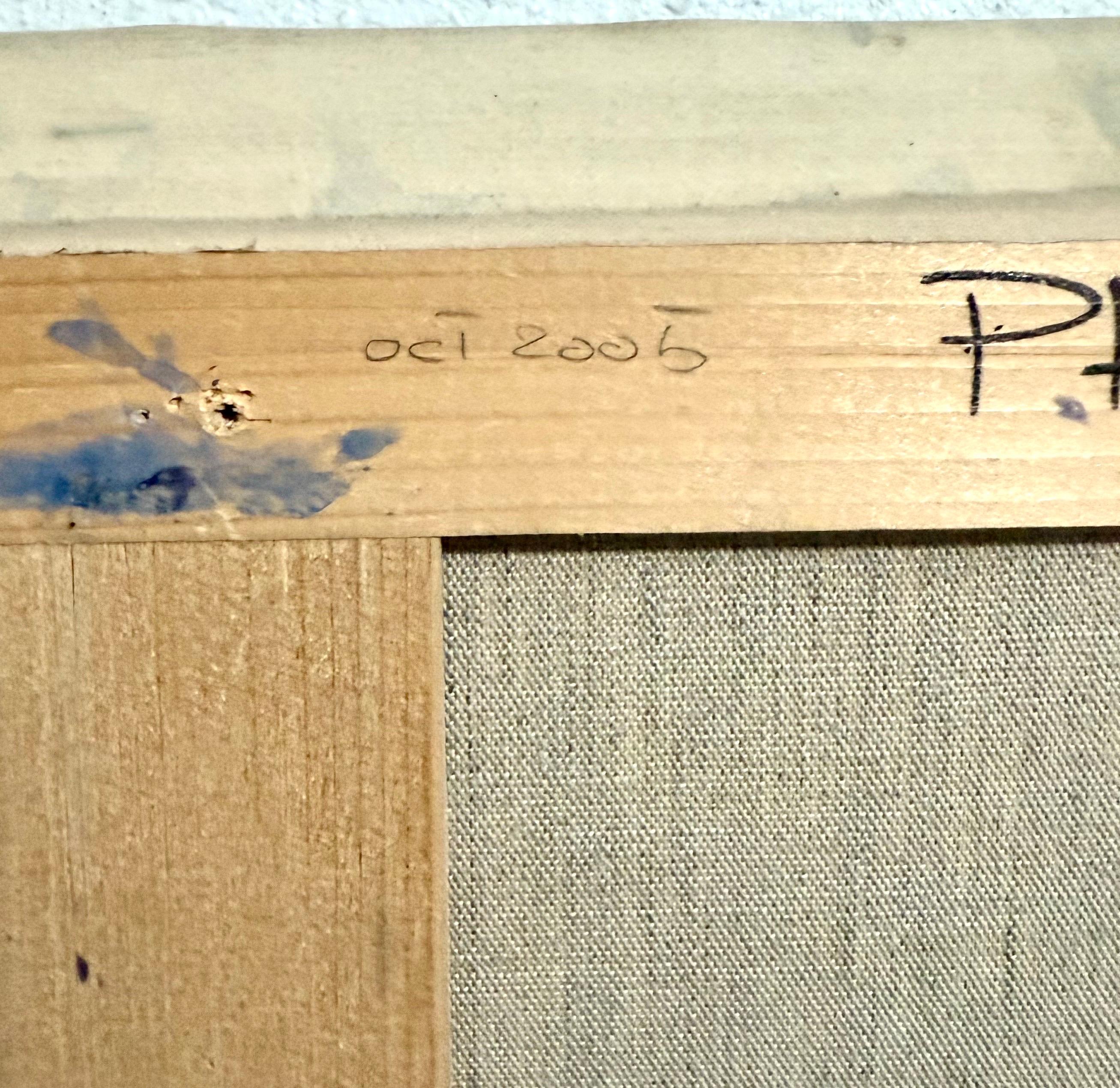 Large Abstract Painting French Iranian Shahla Dadsetan Plongee Dans Ma Pensee For Sale 9