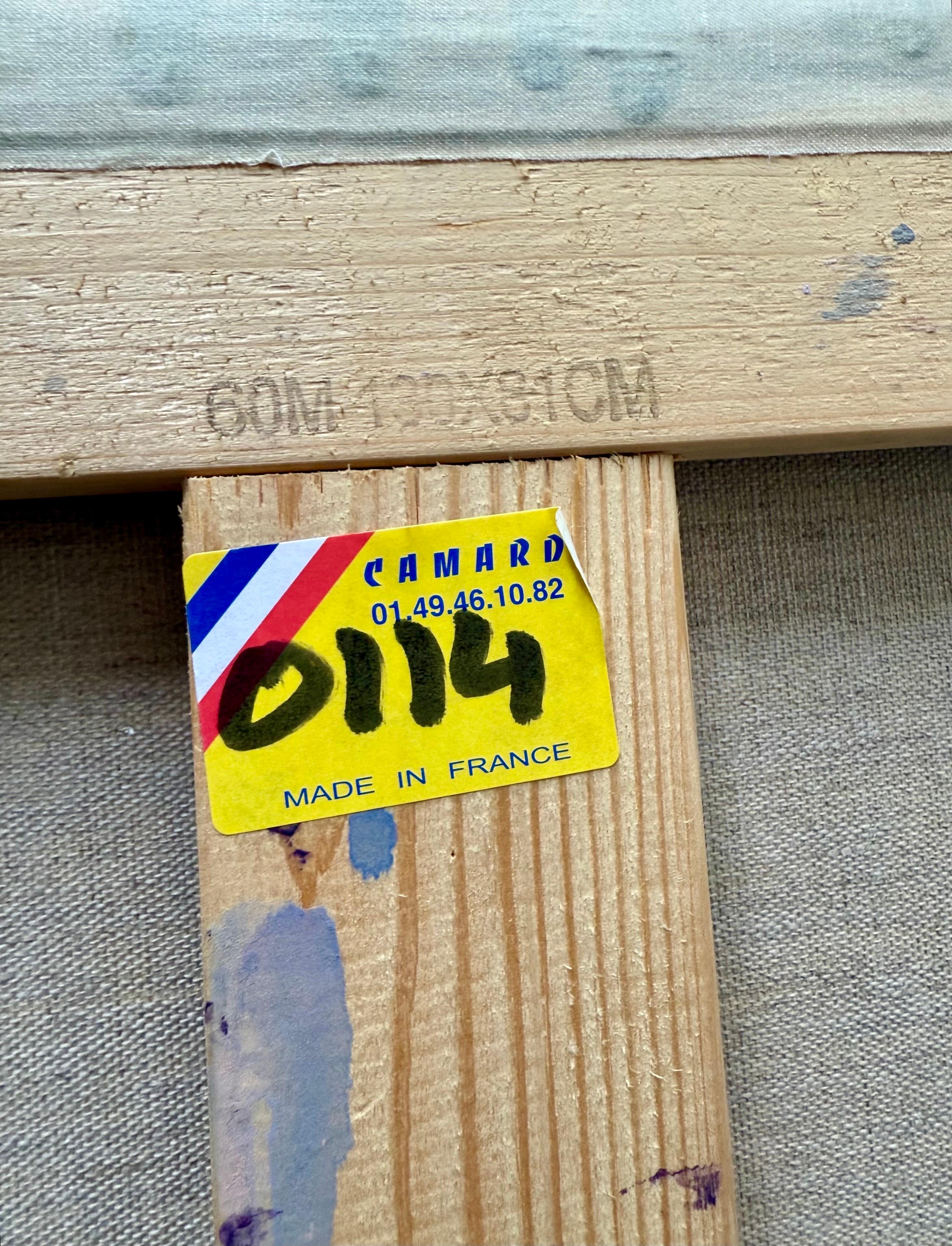 Large Abstract Painting French Iranian Shahla Dadsetan Plongee Dans Ma Pensee For Sale 5