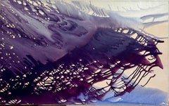 Large Abstract Painting French Iranian Shahla Dadsetan Plongee Dans Ma Pensee