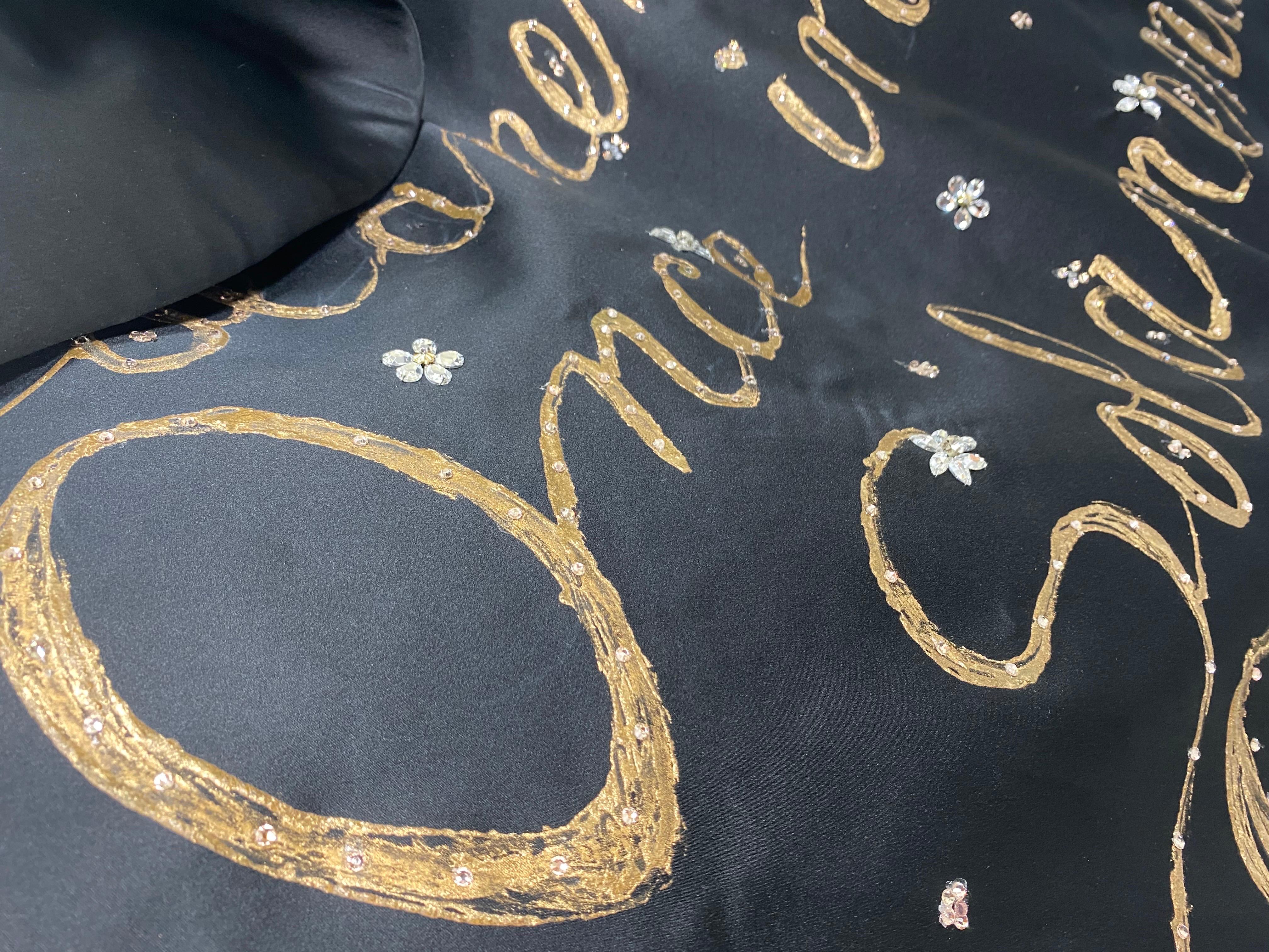 Shahla Dorriz for Natalie Cole Custom Made Crystal Embellished Gown For Sale 5