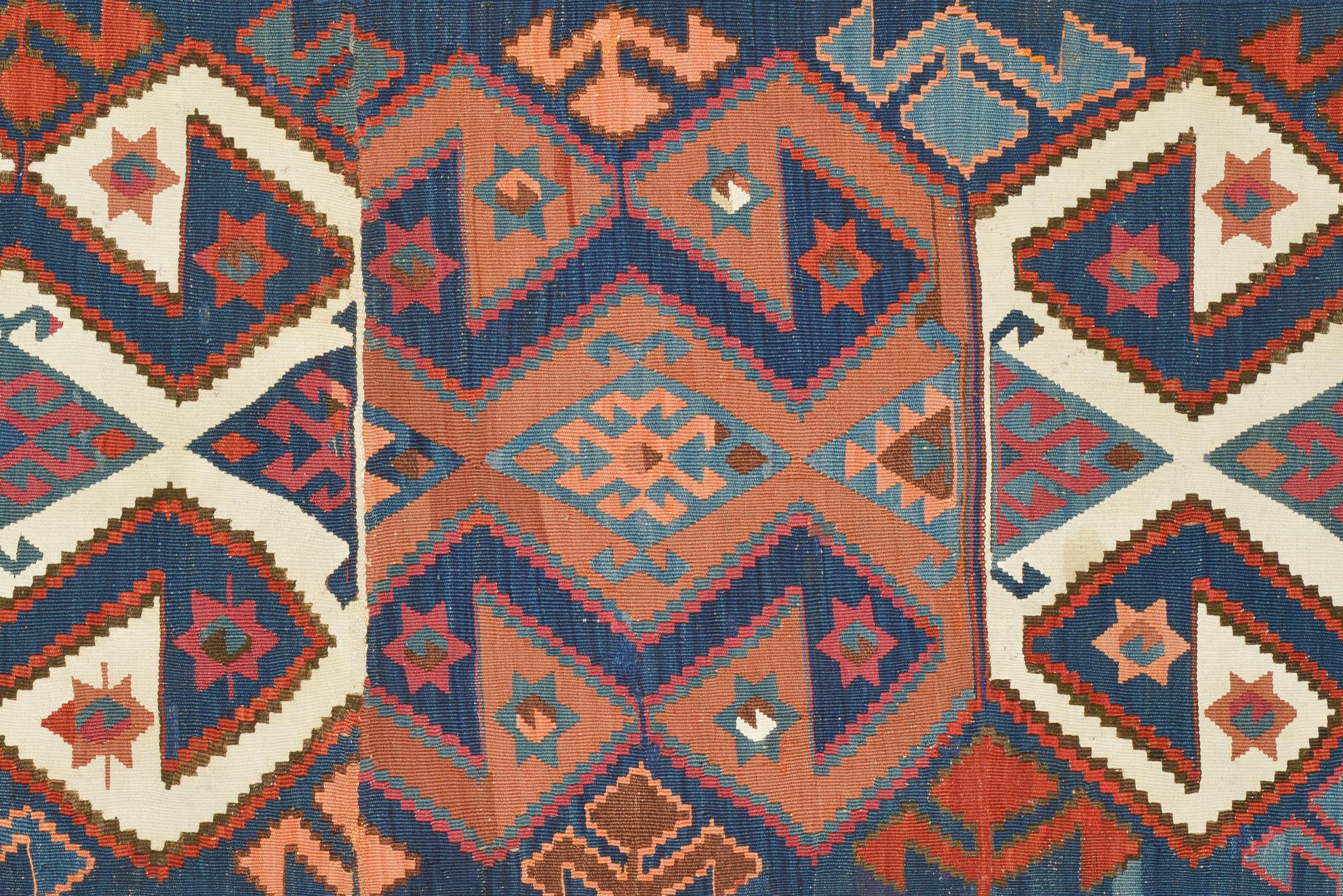 Shahsavan Corredor Kilim Pequeño Antiguo en venta 1