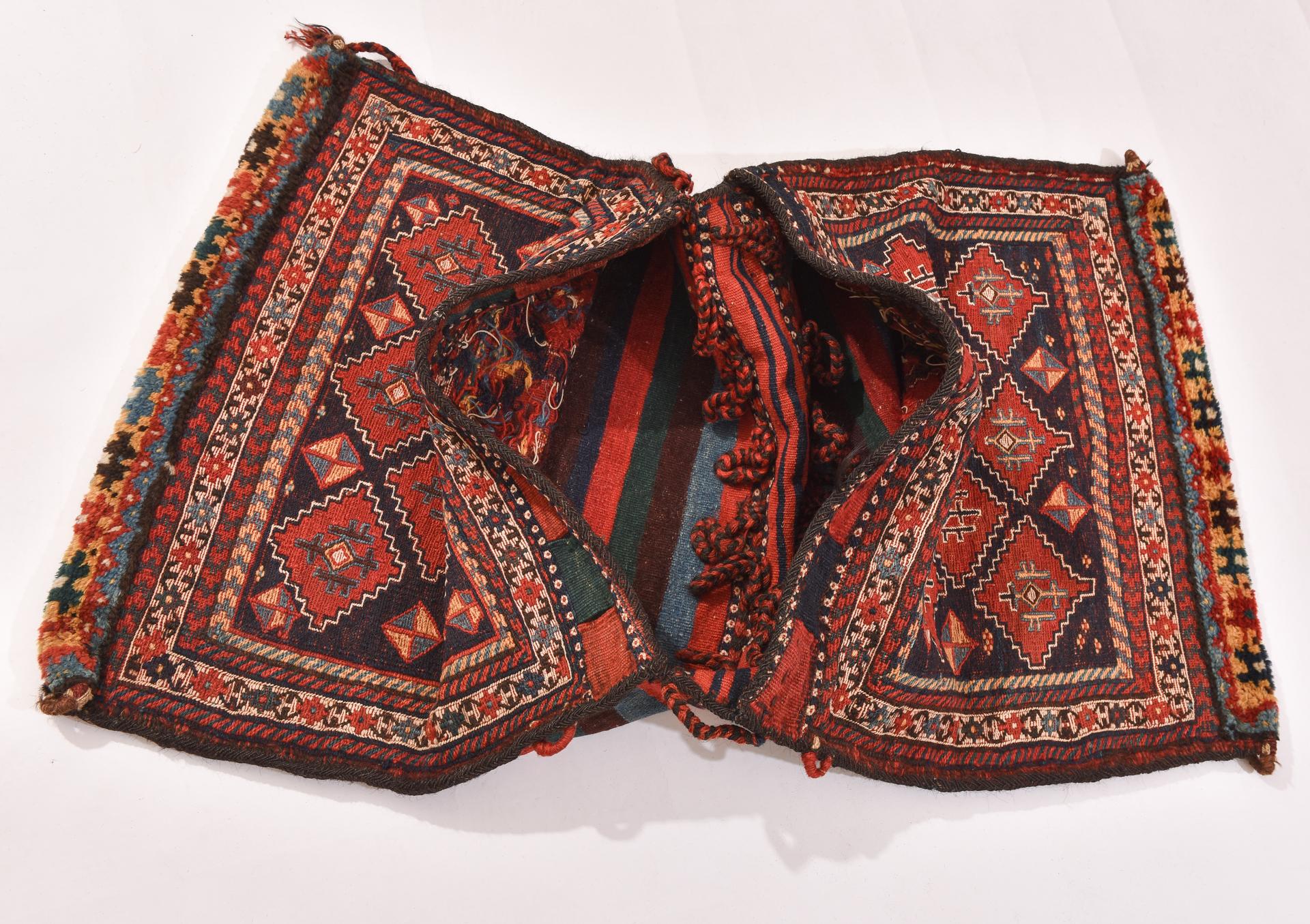 Shahsavan Nomads' Antique Pouch from My Private Collection For Sale 2