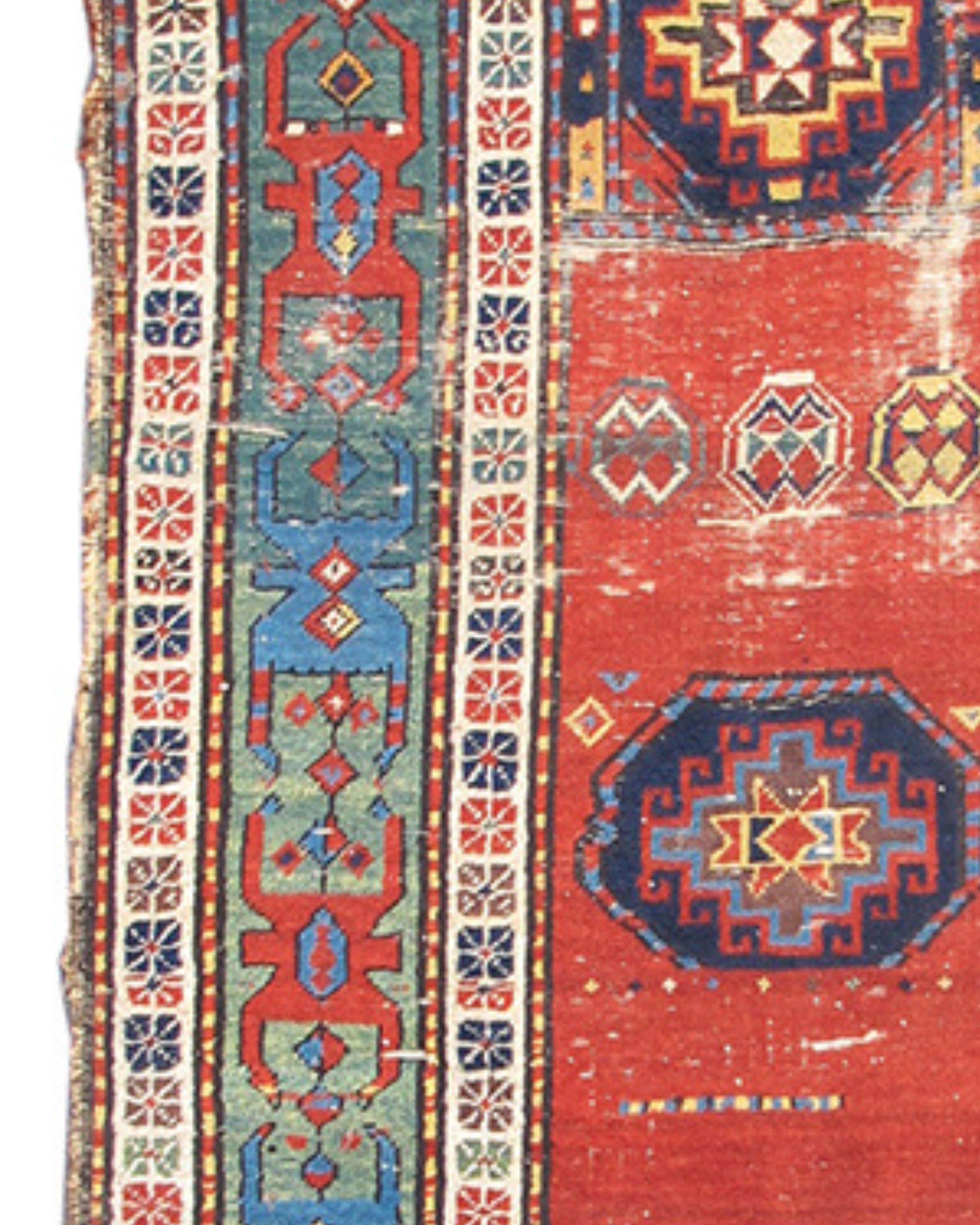 Antique Shahsevan Long Rug, 19th Century In Good Condition For Sale In San Francisco, CA